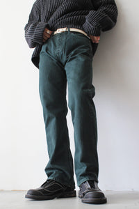 RUSH JEANS / GREEN CRACKLE