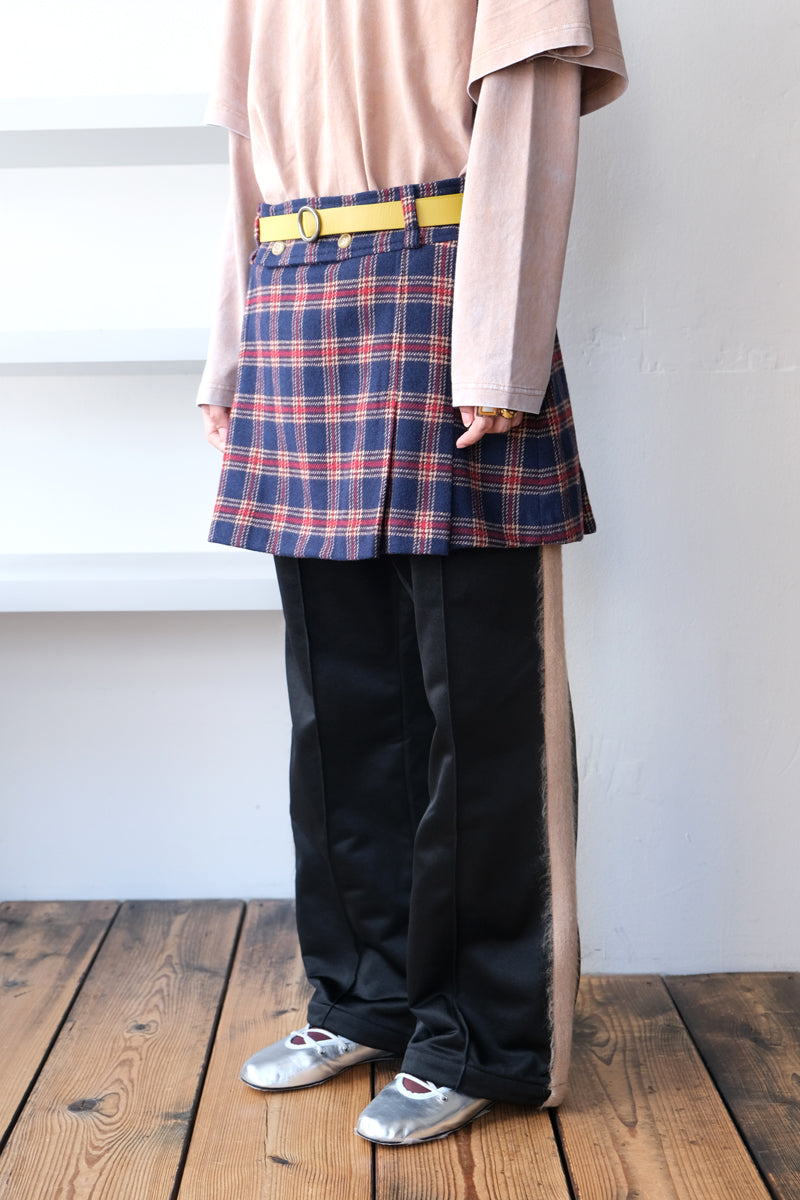 三*多様 STOCKHOLM SURFBOARD CLUB チェックスカート STOCKHOLM SURFBOARD CLUB | CHECK SKIRT / RED BLUE CHECK ミニ