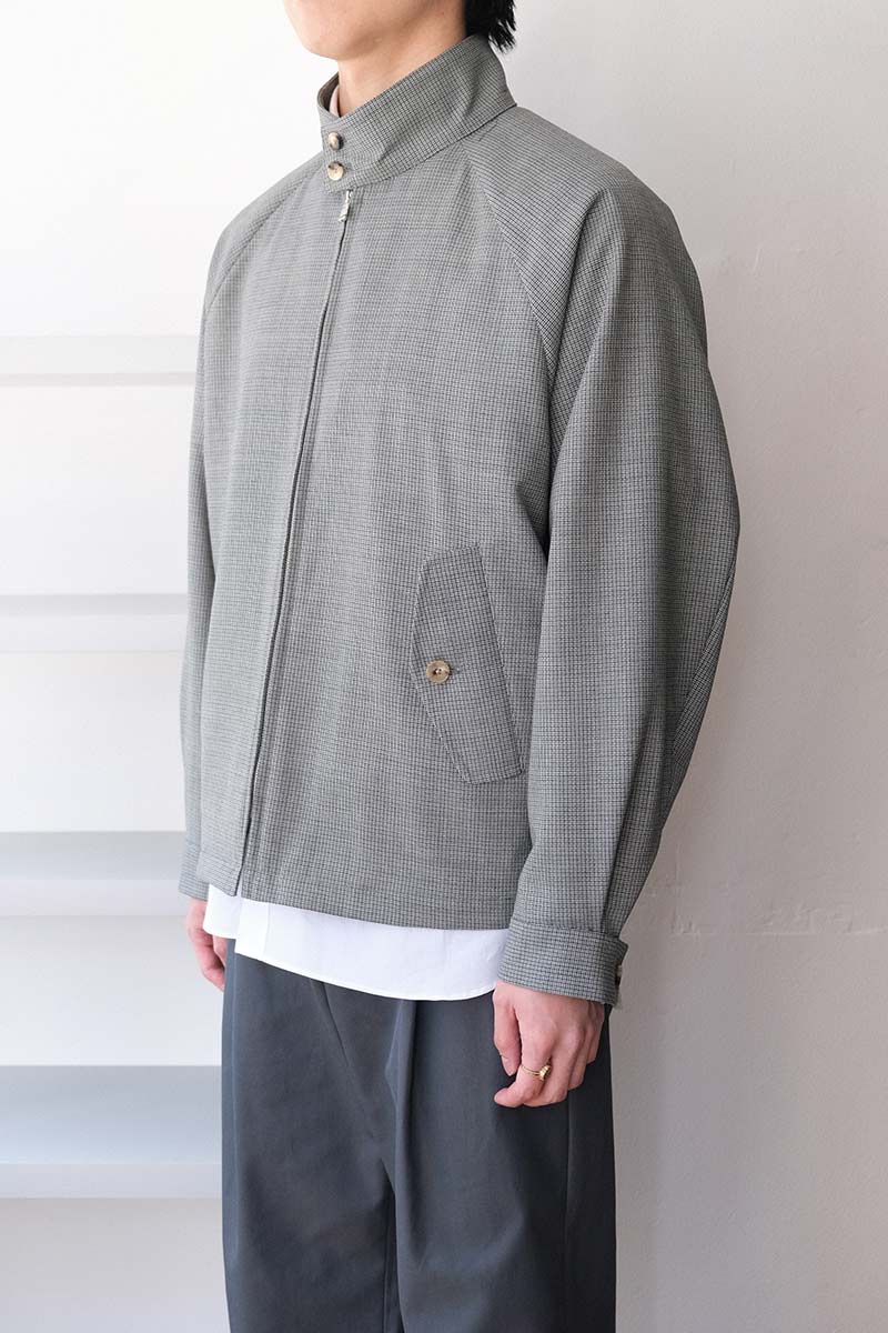 THE CLASIK | HARRINGTON DOMEUIL TONIC WOOL / MICRO CHECK – STOCK