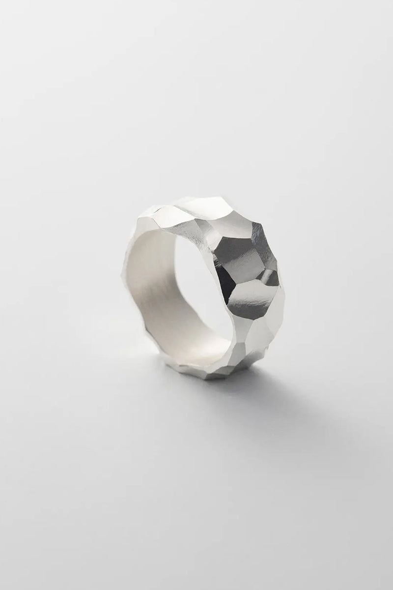 All Blues シルバー925 リング サイズ60 ALL BLUES | RAUK RING NARROW / CARVED SILVER シルバー925