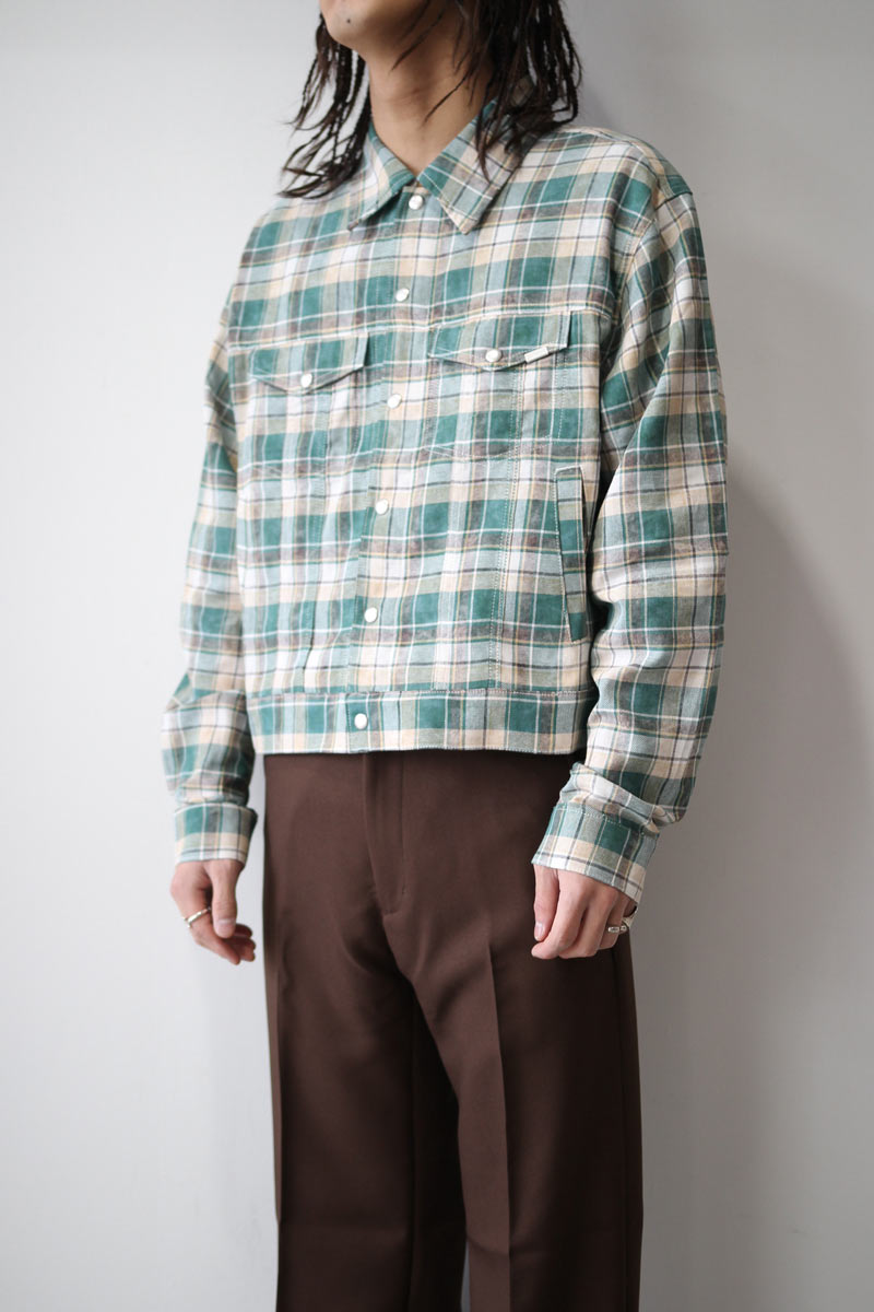 STOCKHOLM SURFBOARD CLUB | TERRENCE / GREEN CHECK チェックデザイン