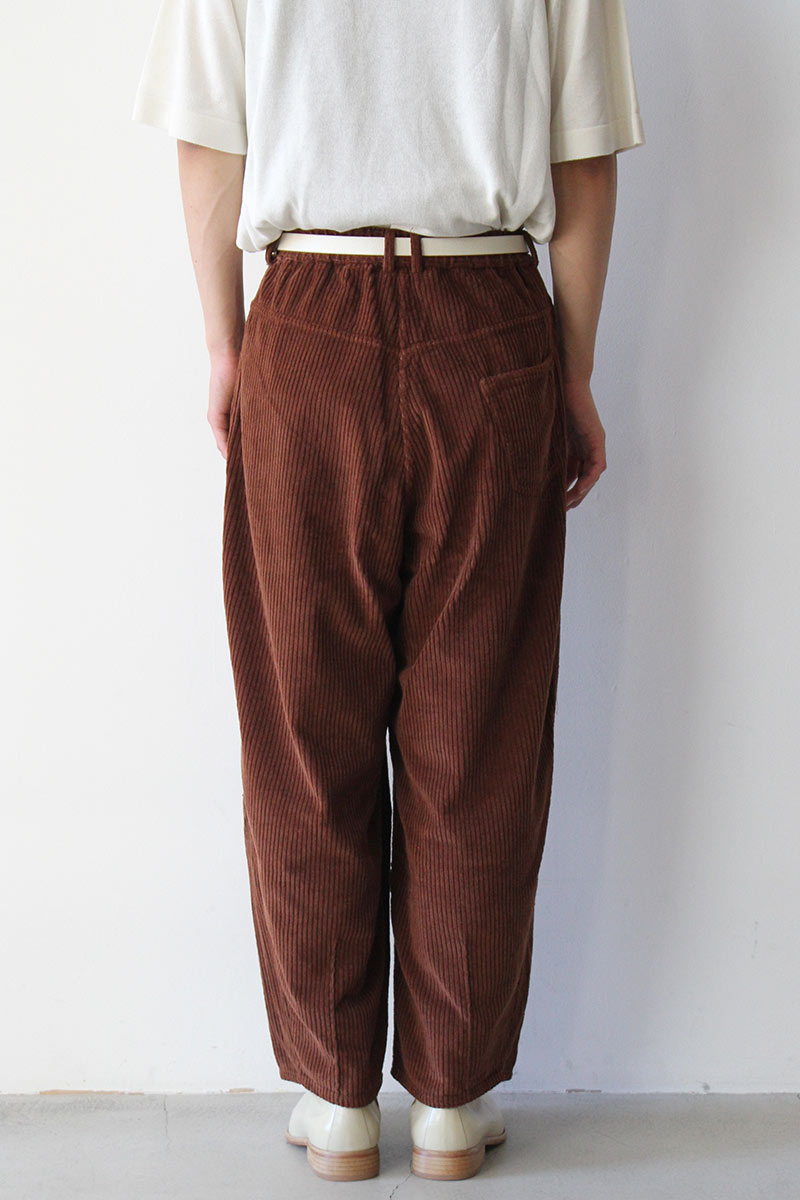 CORDERA | CORDUROY BAGGY PANTS / PARDO コーデュロイバギーパンツ