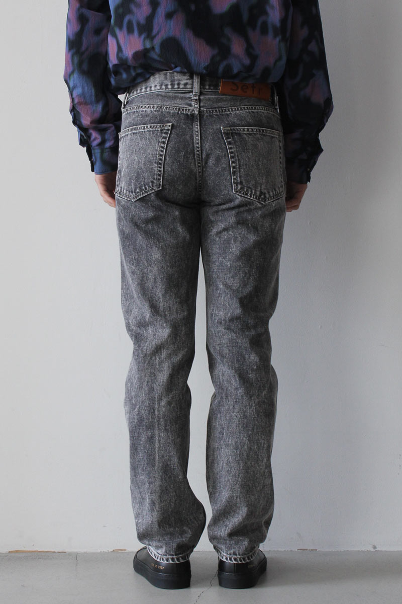 SEFR | STRAIGHT CUT JEANS / MARBLE WASH Marble wash straight denim