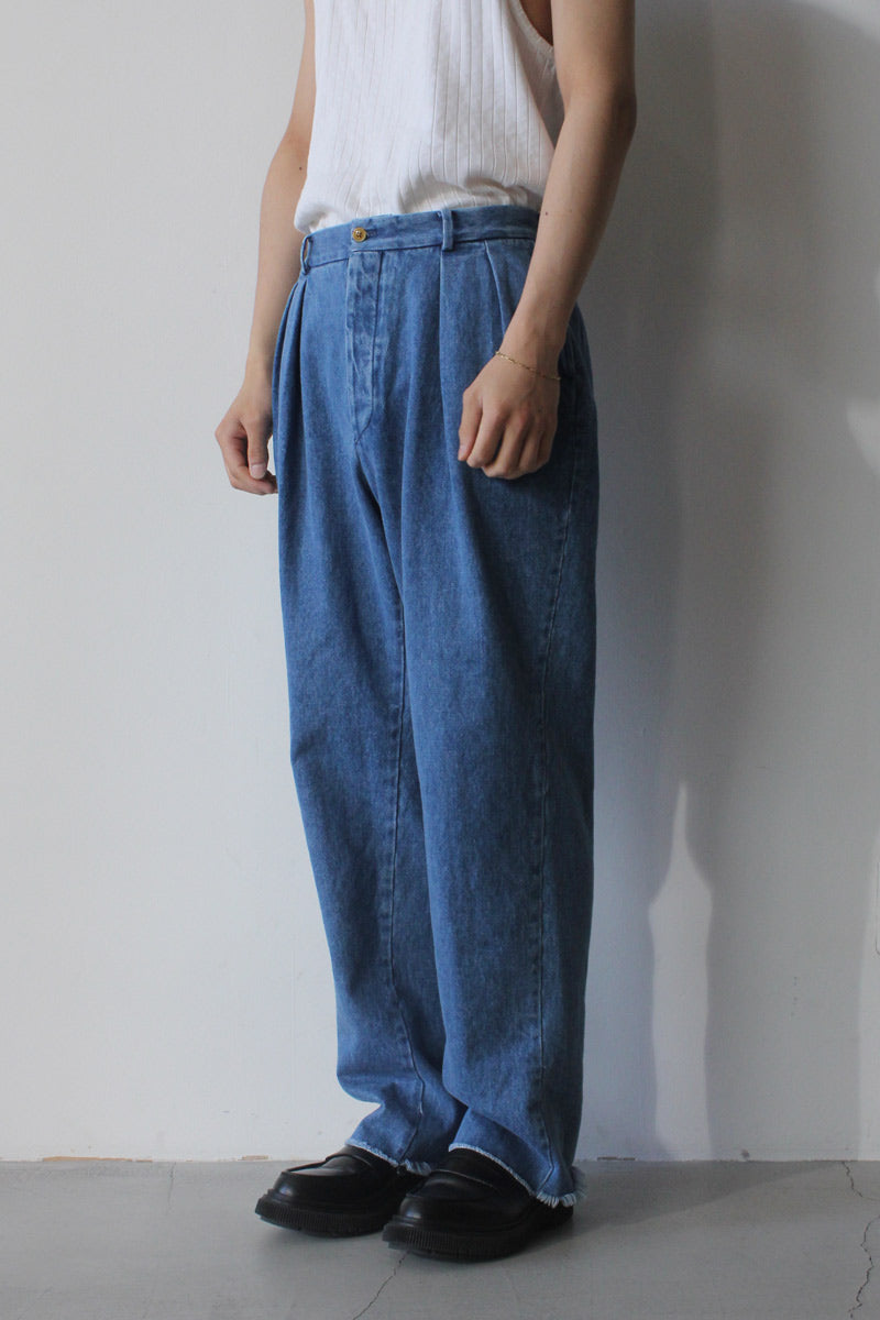 NEAT CHINO SEAISLAND COTTON DENIM / BLUE [金沢店]