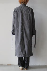 FOOD WASTE DYED CANVAS COAT / NAVY