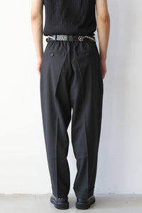 TAILORING MASCULINE PANTS / BLACK [30%OFF]