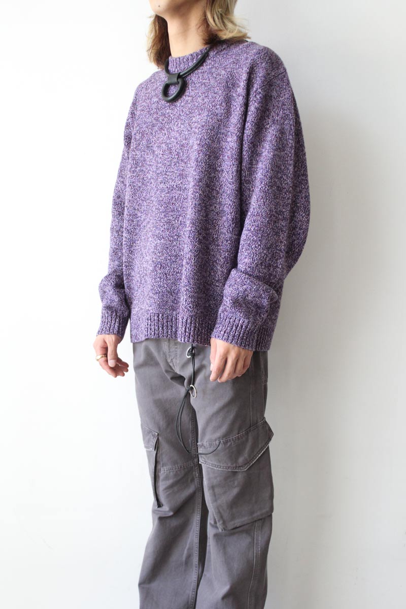 KNIT SWEATER / PURPLE