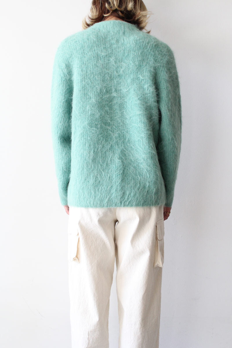 Sefr セファー haru アルパカ混 良質 ニット セーター SEFR | HARU SWEATER / TURQUOISE ALPACA アルパカセーター – STOCK