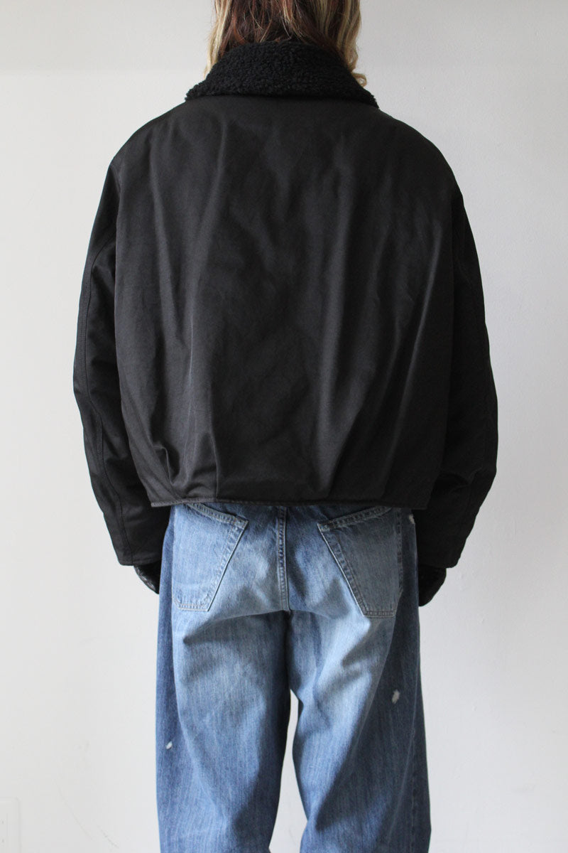 OUR LEGACY | ACE JACKET / BLACK AERO NYLON クロップドボア