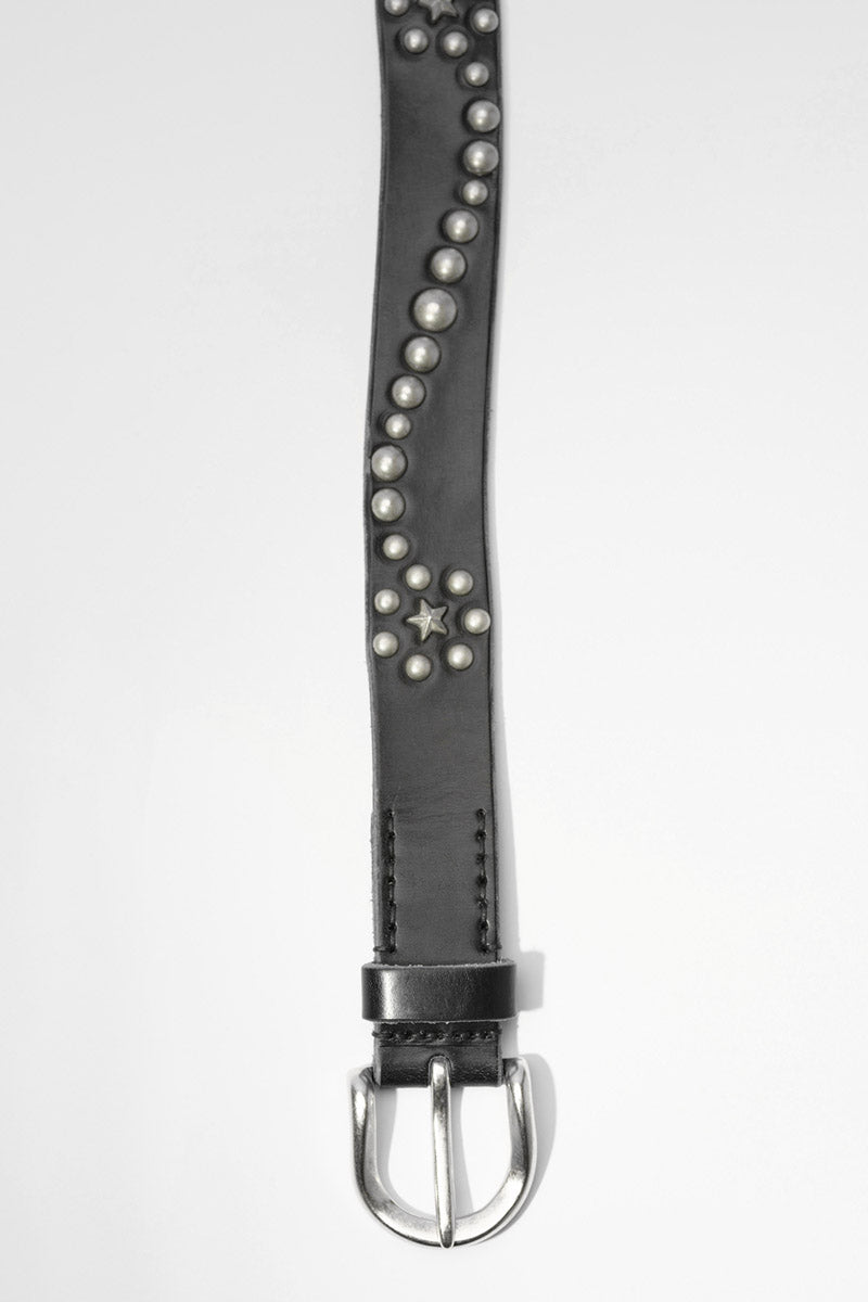 OUR LEGACY | STAR FALL BELT / BLACK BRIDLE 3.5CMブライドルレザー