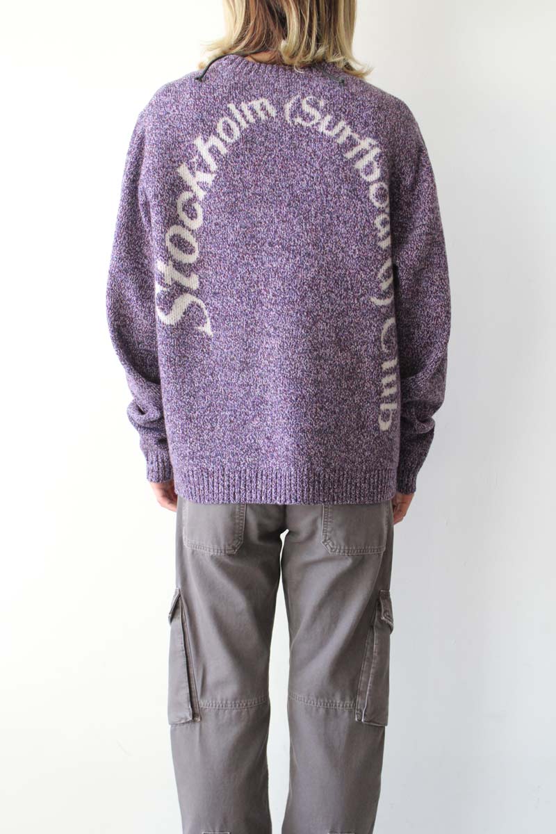 KNIT SWEATER / PURPLE