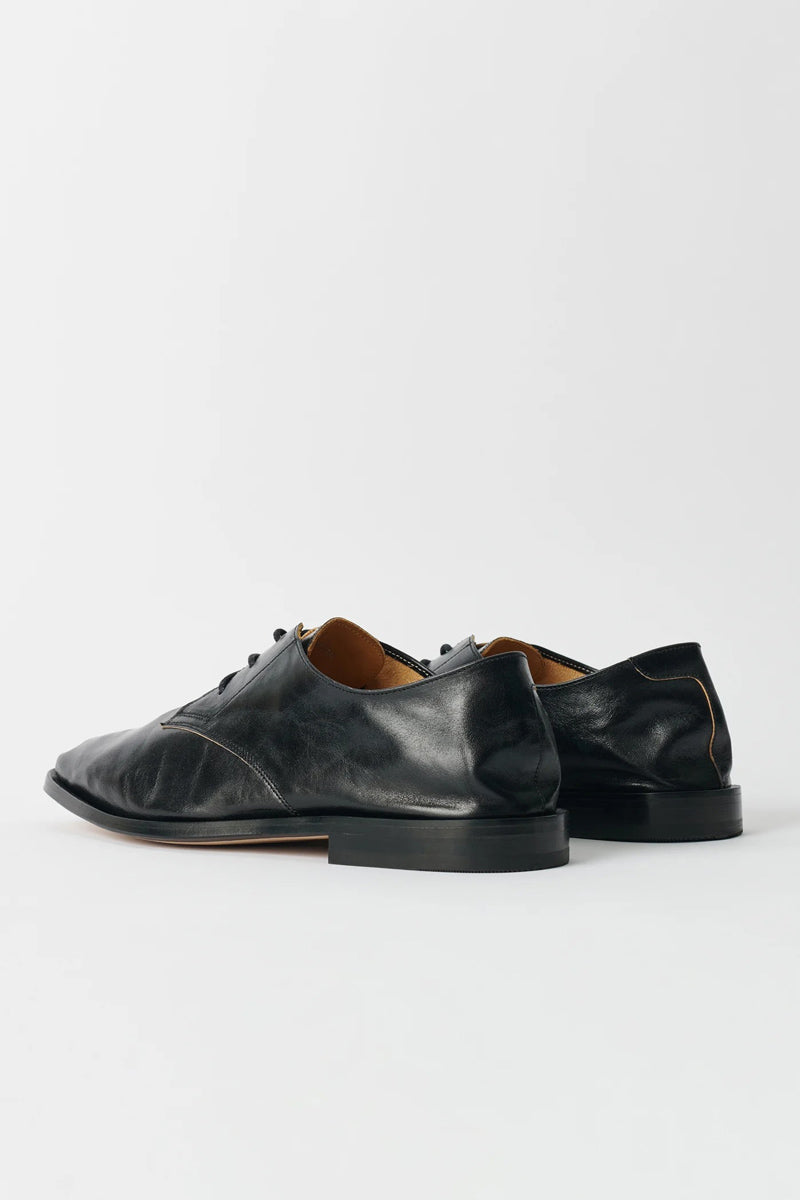 OUR LAGACY | COLLAPSING CONSULTANT / TRUE DYE BLACK LEATHER – STOCK