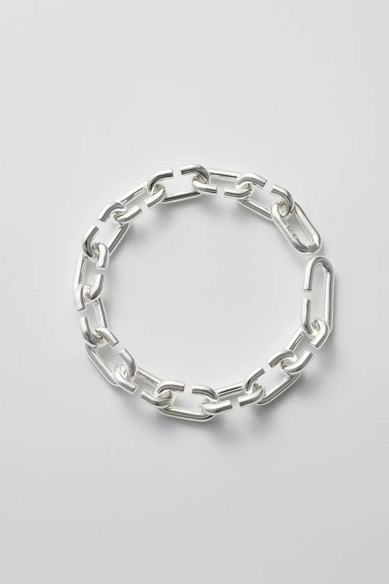 ALL BLUES | C BRACELET THICK POLISHED SILVER シルバー925