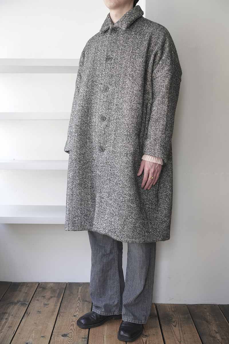 CASEY CASEY | BIG BLOBBY COAT-DONY / GREY オーバーサイズ