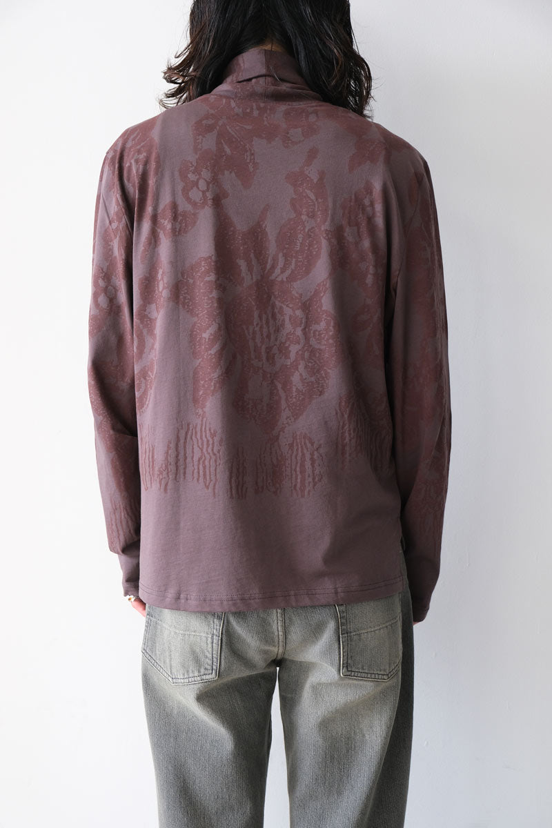 OUR LEGACY | TUTOR ROLLNECK / TASTY RAISIN LACE STENCIL レース