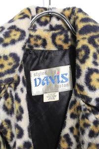 DAVIS | MADE IN USA 80'S LEOPARD FUR JACKET [USED]