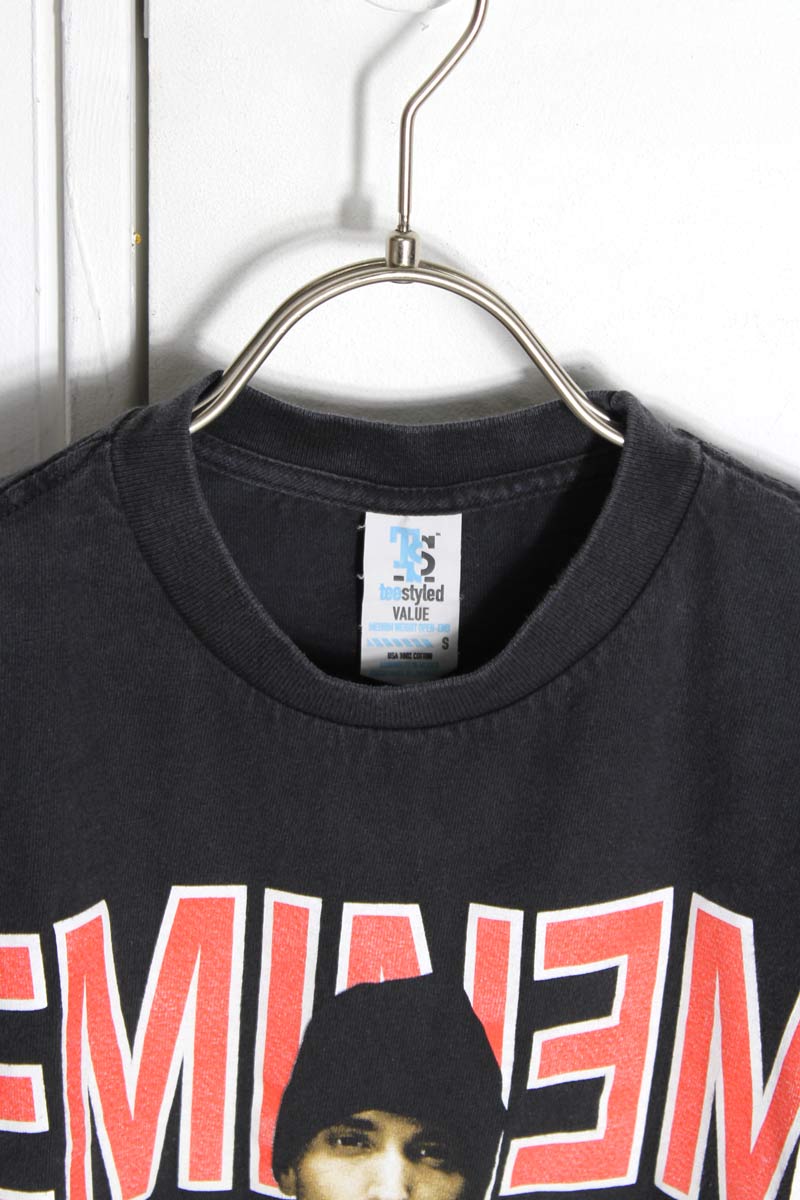 EMINEM tシャツ　vintage 00s EMINEM CHAINSAW オールスポーツ M表記(USA規格) 身幅55