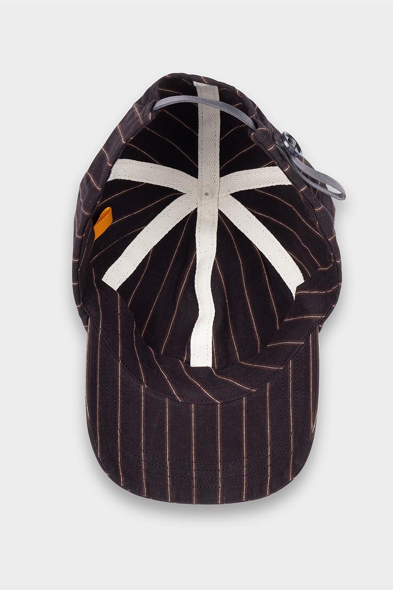 MAN-TLE |R19 CAP-3 DEEP CAP / STRATA WAX コットンリネン6パネル