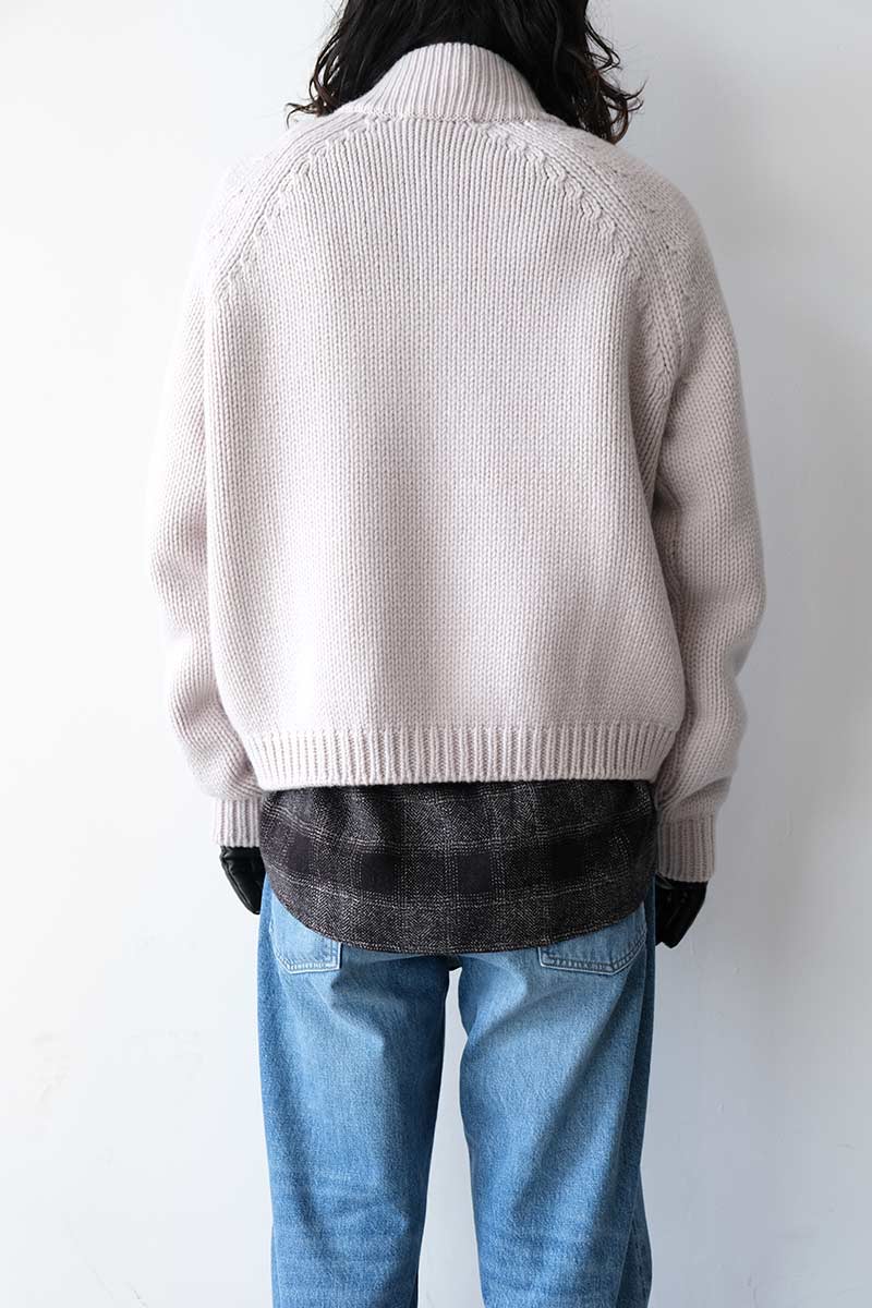 OUR LEGACY | ULTRA ZIP FUNNEL / JET BLACK ISELS WOOL クロップド