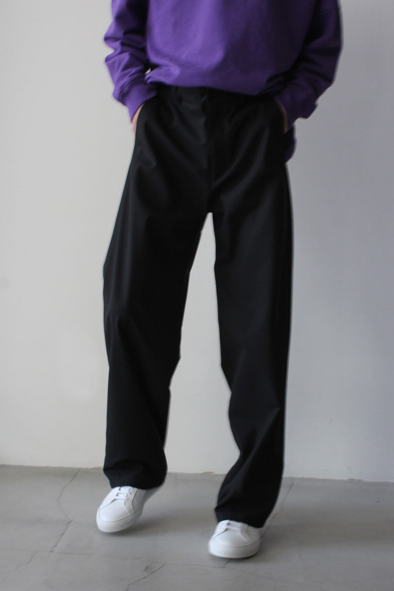 WIND TROUSERS / BLACK SUIT