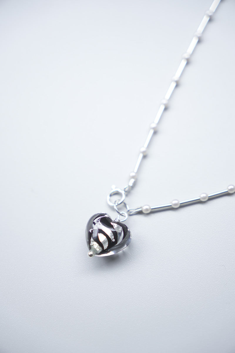 アクセサリー YAM POSY CHOKER SPACE CADET YAM | POSY CHOKER SPACE CADET / STERLING SILVER ガラスビーズ