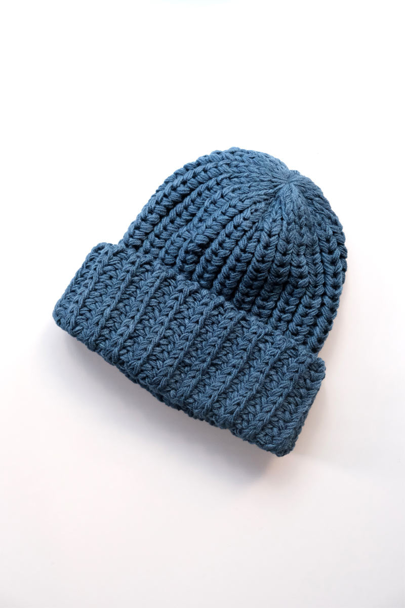 COMESANDGOES | EASY KNIT / DARK GREEN ローゲージニット