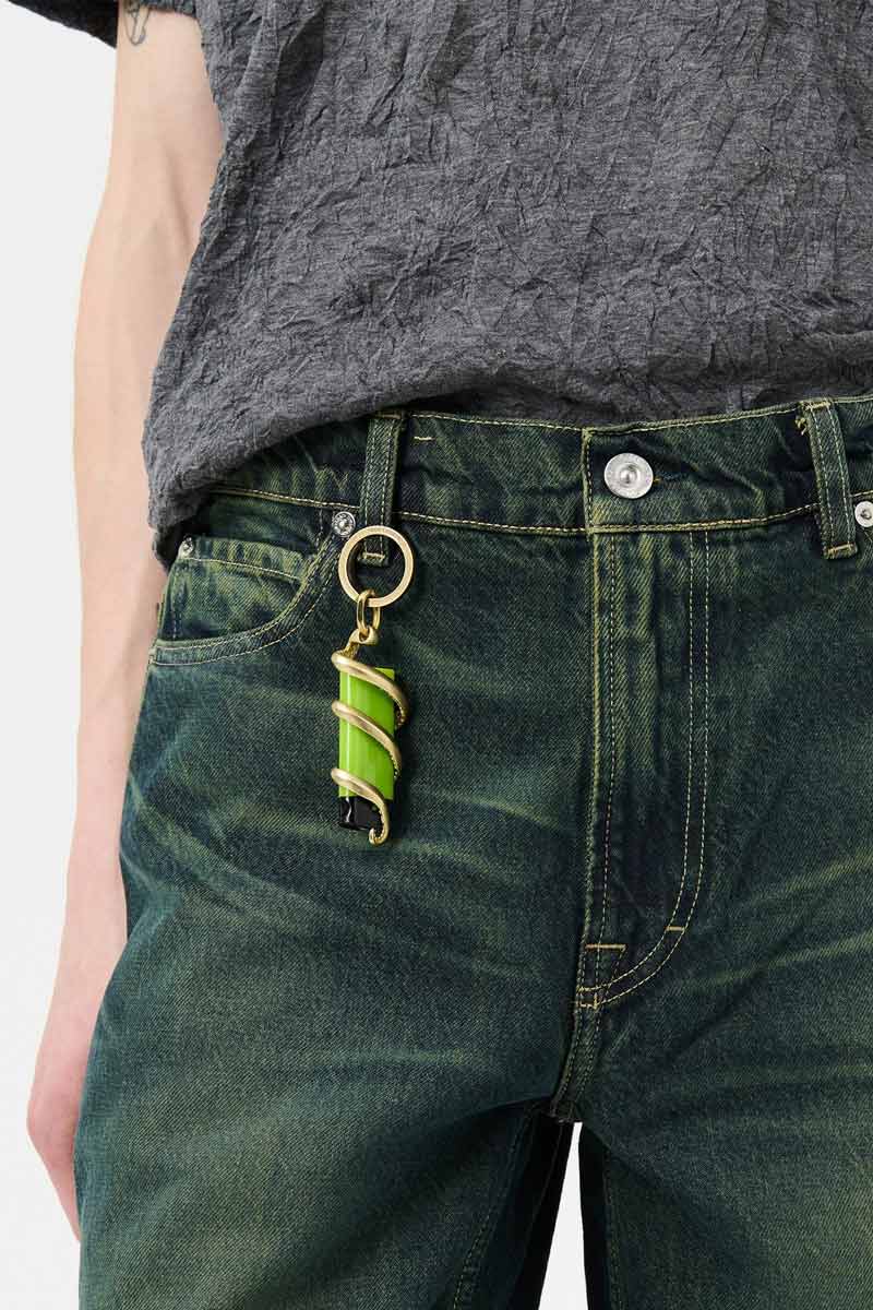 小物 our legacy OUR LEGACY | LIGHT HOLDER / BRASS ライターホルダー – STOCK