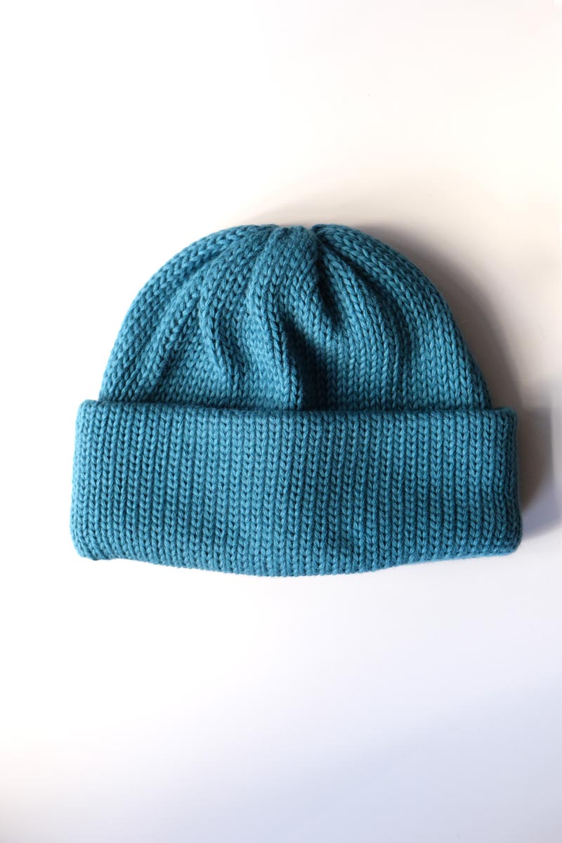 帽子 COMESANDGOES BIG KNIT / DARK GREEN COMESANDGOES | COTTON 3G STANDARD KNIT / DARK GREEN 3ゲージ
