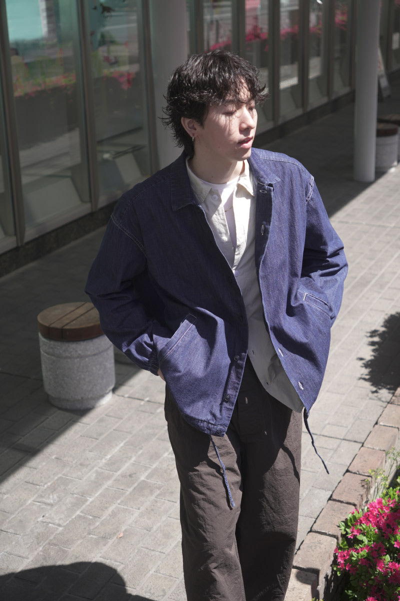 26SS CASEY CASEY EUDES DENIM SHIRT Mサイズ CASEY CASEY | EUDES DENIM SHIRT-L DENIM / INDIGO デニムオーバー