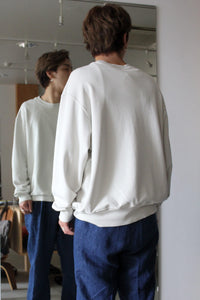 RELAXED SWEATSHIRT / OFF WHITE [20%OFF]