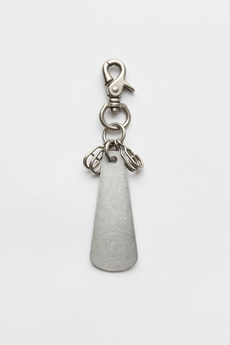 SHOEHORN KEYRING / MATTE ALUMINIUM – STOCK