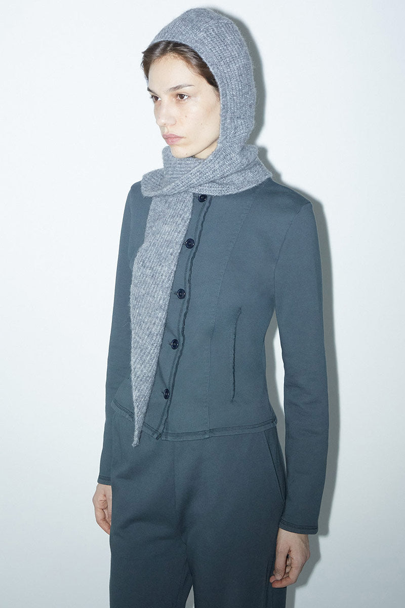 PALOMA WOOL | COUCOU BALACLAVA / GREY ウール アルパカニット