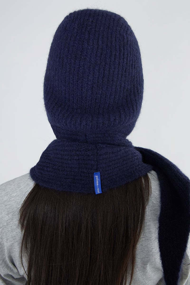 Paloma Wool パロマウール ニット バラクラバ PALOMA WOOL | COUCOU BALACLAVA / BLUE ウールニットバラクラバ