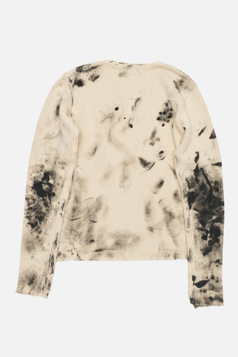 STOCKHOLM SURFBOARD CLUB | BON LONGSLEEVE / DIRTY WHITE ステイン