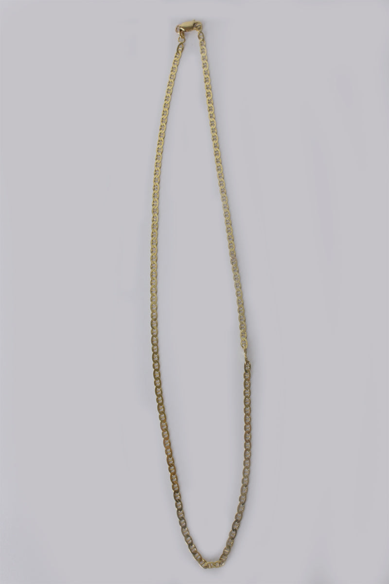 VINTAGE GOLD JEWELRY MADE IN ITALY 14K GOLD NECKLACE 5.8G / GOLD 14Kゴールドネックレス STOCK