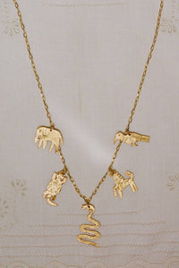 ANIMAUX NECKLACE / GOLD PLATED SILVER