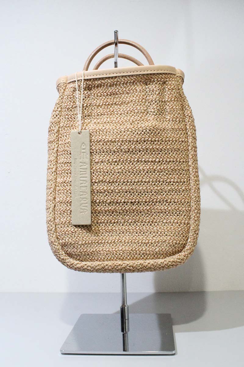 AMIACALVA | GRASSY POCHETTE / NATURAL 籠編みポシェット – STOCK