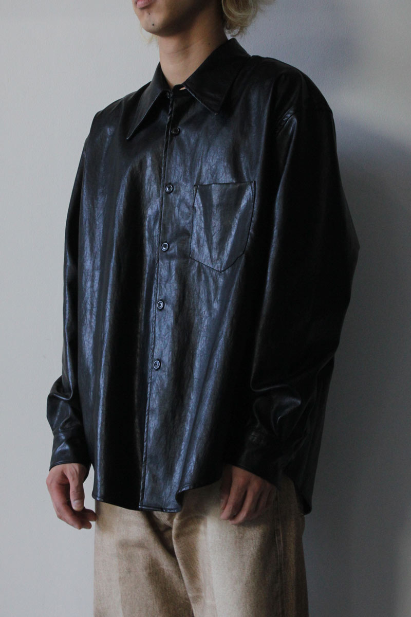 OUR LEGACY COCO 70S SHIRT / FAKE LEATHERourlegacy