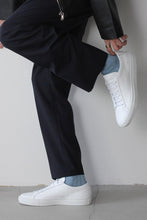 Load image into Gallery viewer, COMFORT COTTON RIB HI-SOCKS / DUSTY BLUE