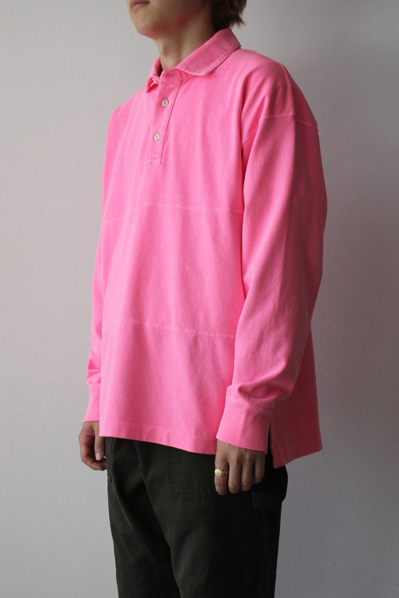 RUGBY SHIRT GD / ACID PINK [40%OFF]