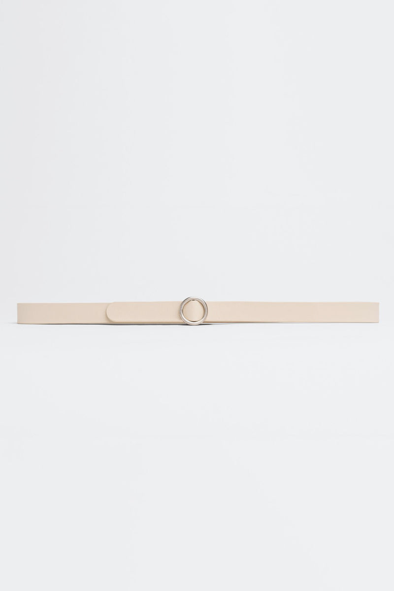 小物 Sefr CIRCLE BELT SEFR | CIRCLE BELT / DARK BROWN Narrow leather belt – STOCK
