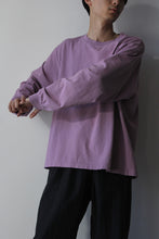 Load image into Gallery viewer, 6.5OZ MEDIUM WEIGHT STANDARD L/S T-SHIRT / PURPLE FROST