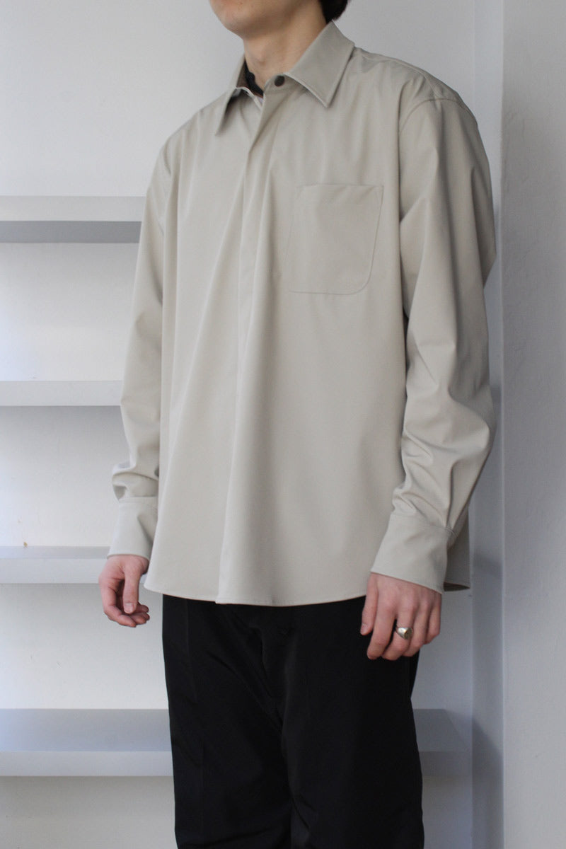 ABOVE SHIRT / DUSTY WHITE MUTED SCUBA [20%OFF]