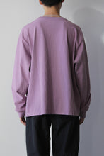 Load image into Gallery viewer, 6.5OZ MEDIUM WEIGHT STANDARD L/S T-SHIRT / PURPLE FROST