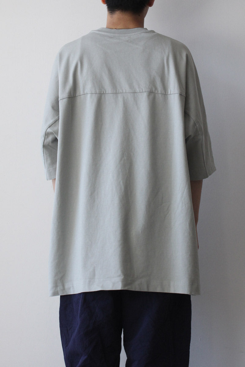 CASEY CASEY | ODEM T-SHIRT - HEAVY JERSEY / GREY オーバーサイズTシャツ – STOCK