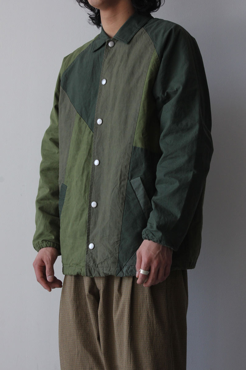 YOU MUST CREATE | JOCKS JACKET / GREEN ワックスコットン パッチ