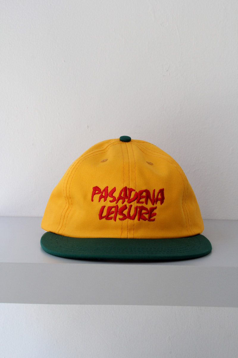 PASADENA LESURE CLUB | PASADENA LEISURE CAP / GREEN/GOLD ロゴ