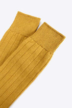 Load image into Gallery viewer, COMFORT COTTON RIB HI-SOCKS / MUSTARD
