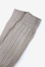 Load image into Gallery viewer, COMFORT COTTON RIB HI-SOCKS / SAND