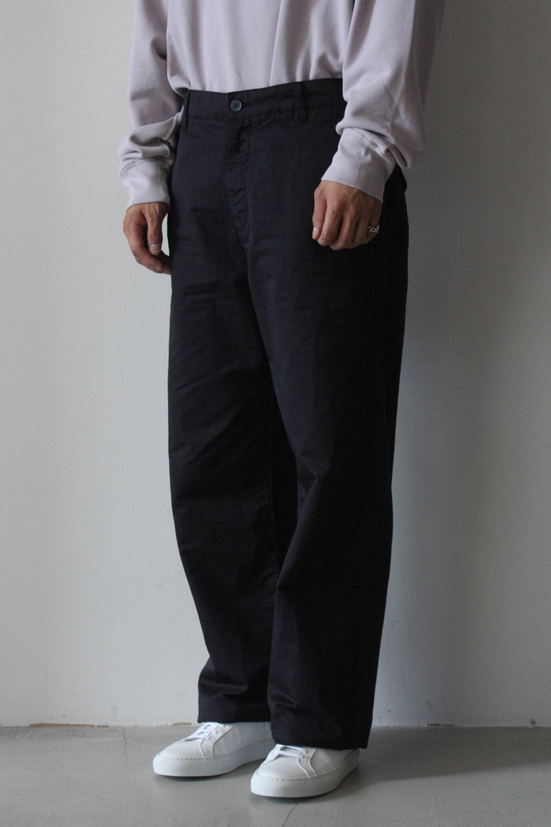 HOPE | WIND TROUSERS / FADED BLACK TECH ストレートワイドパンツ – STOCK